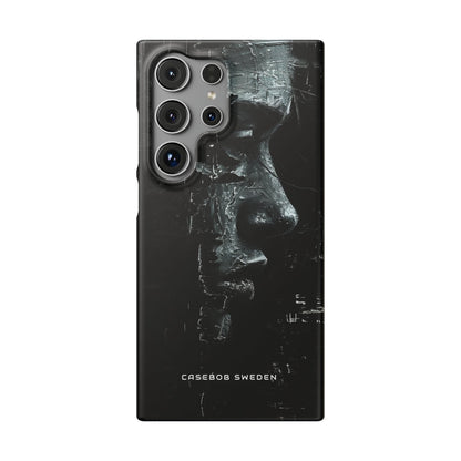 Monochrome Bloom Samsung S24 - Slim Phone Case