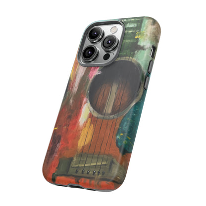 Oil painting - Guitar - Protective Phone Case