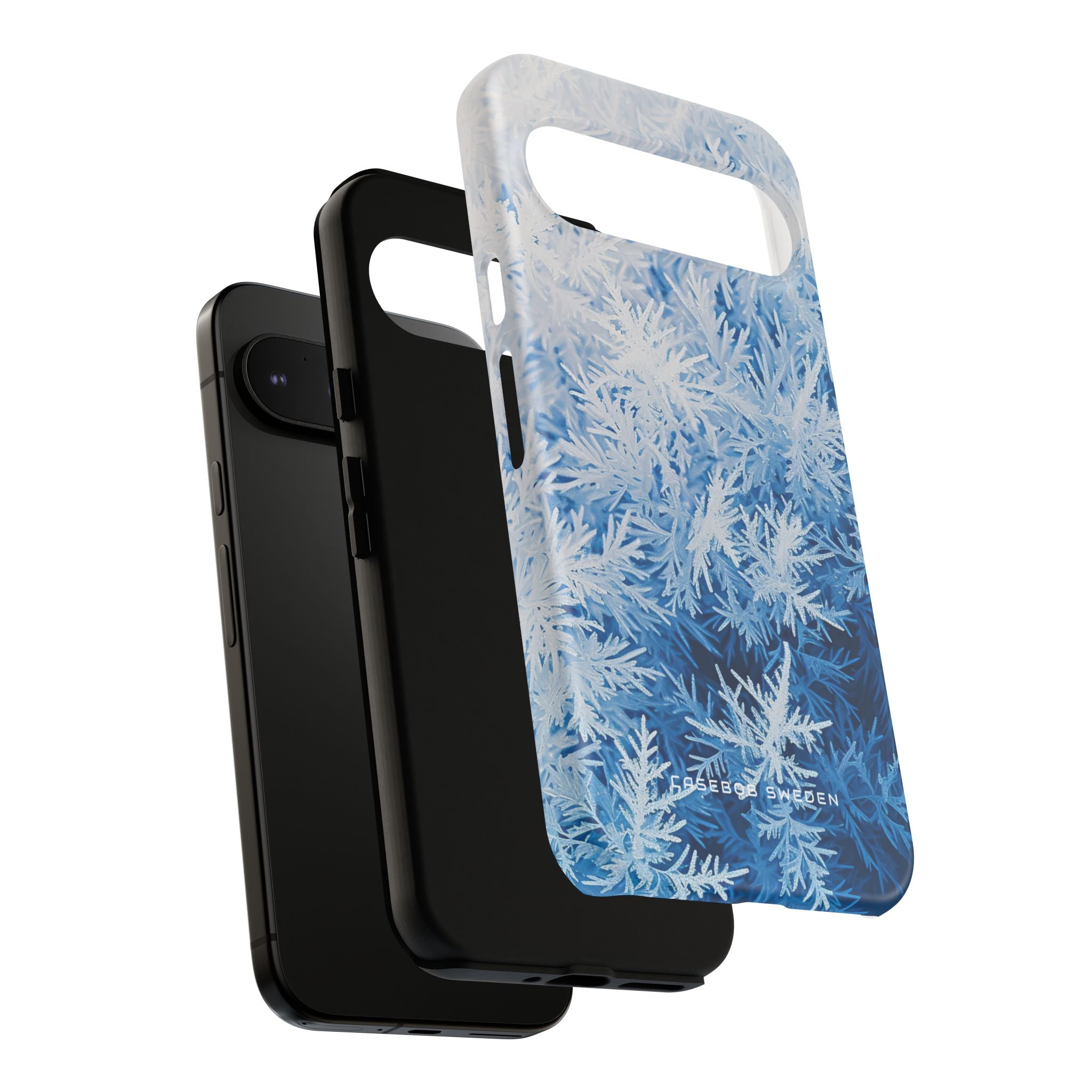 Icy Gradient Frost Crystals Google Pixel 9 - Tough Phone Case