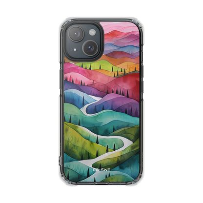 Whimsical Colorful Valleys iPhone Case - Impact