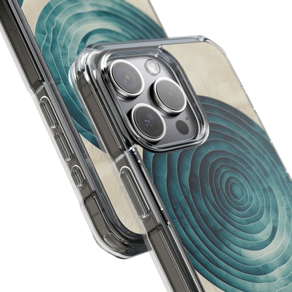 Waves Embrace Circles iPhone Case - Impact