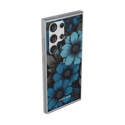 Blue Petal Radiance Samsung S23 Ultra Case - Soft
