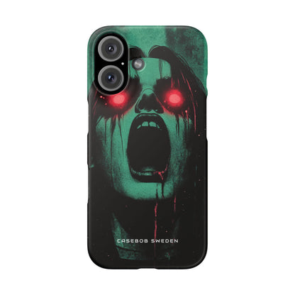 Haunting Glow of Gothic Eyes iPhone 16 - Slim Phone Case