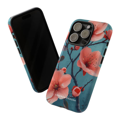 Floral Harmony Burst iPhone 15 - Tough Phone Case