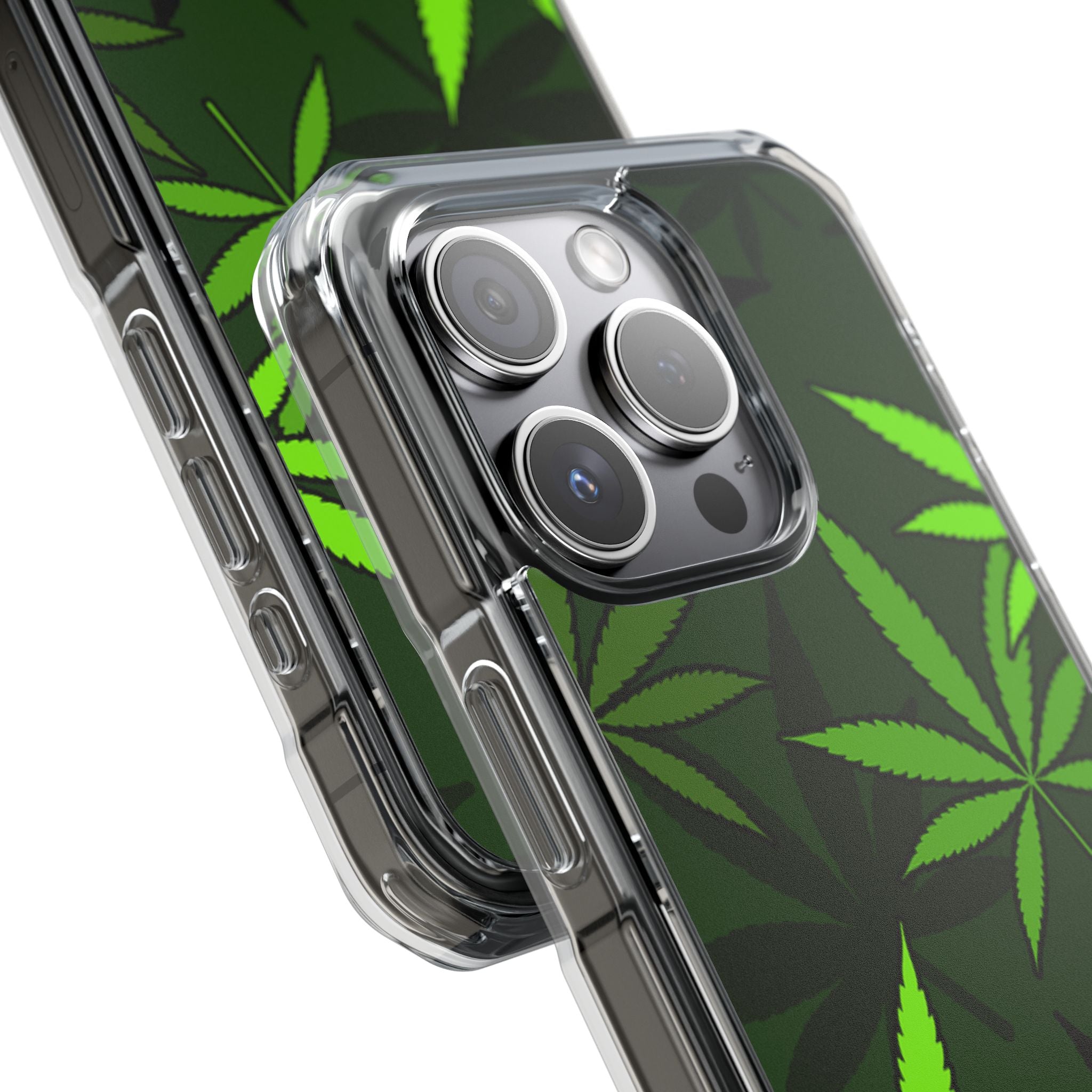 Green Leaf Symmetry iPhone Case - Impact
