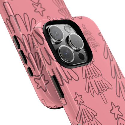 Playful Trees Dance - iPhone Case