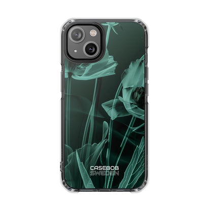 Teal Bloom Radiance iPhone 14 - Impact Clear+