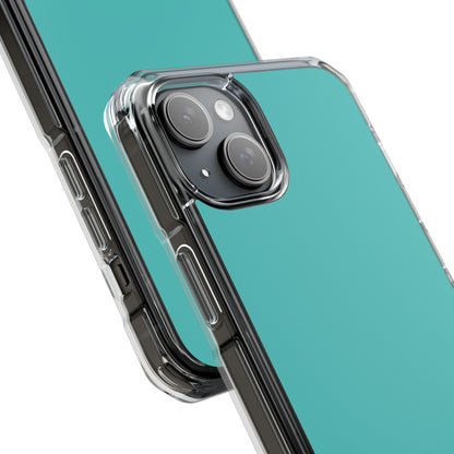 Medium Turquoise iPhone 15 - Clear Impact Phone Case