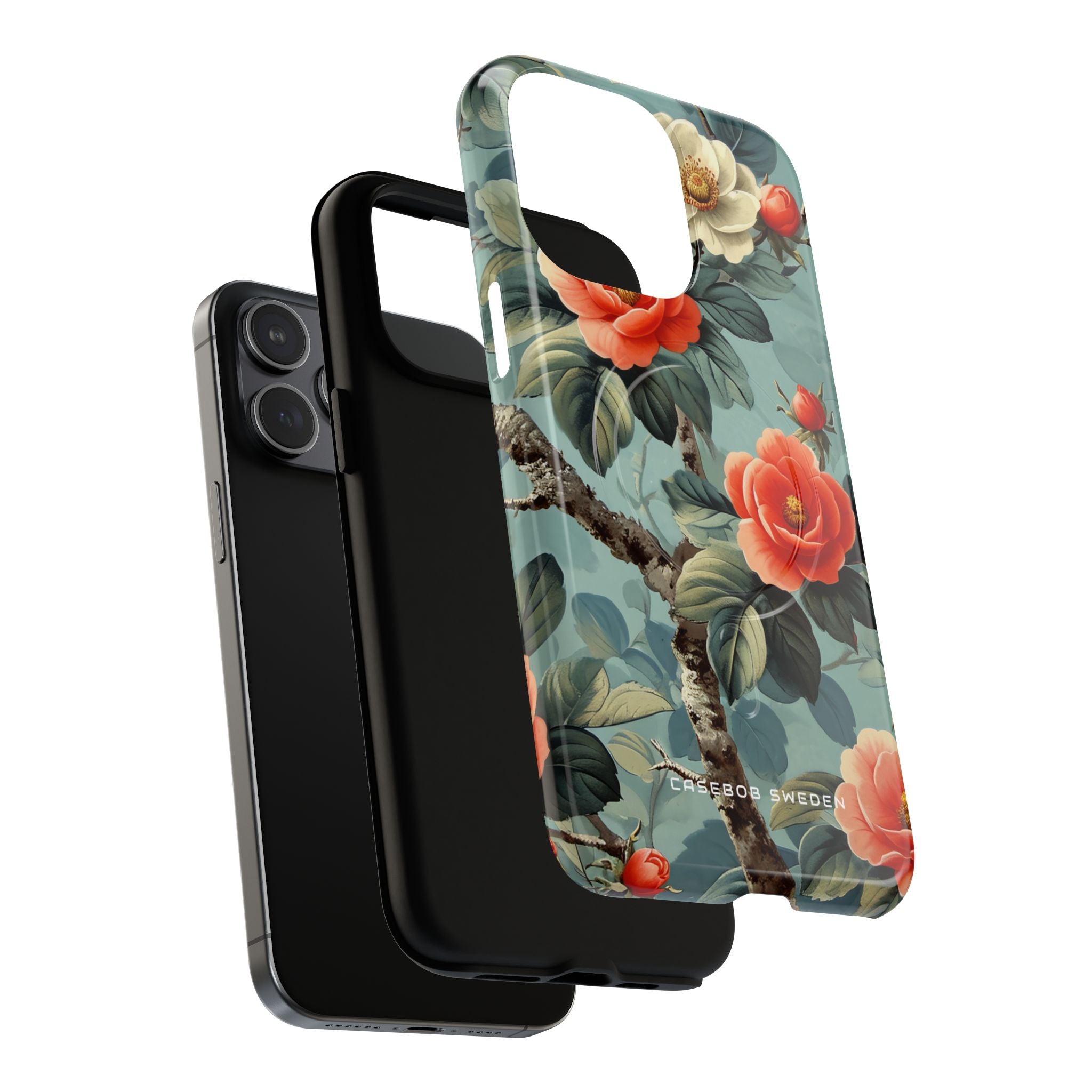 Vintage Floral Romance iPhone 15 | Tough+ Phone Case