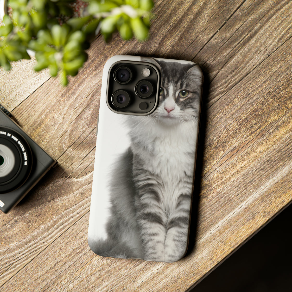 Forest Cat - Protective Phone Case