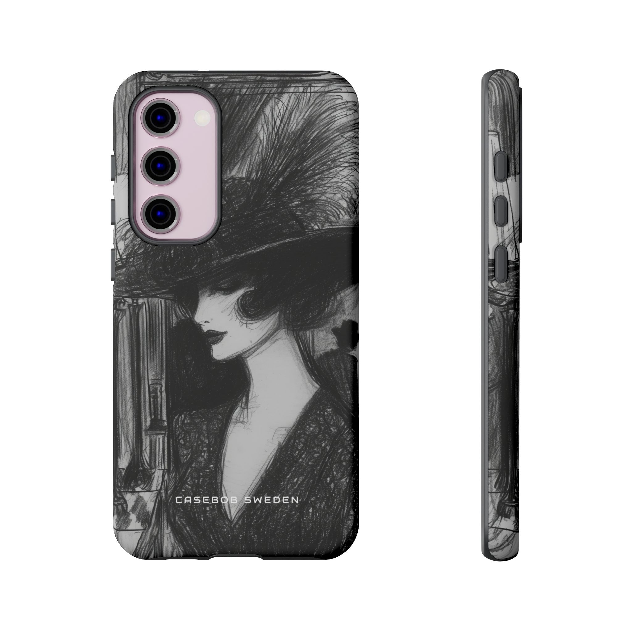 Timeless Elegance in Monochrome Samsung S23 - Tough Phone Case