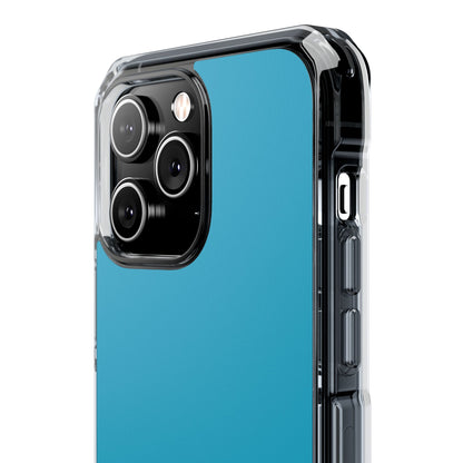 Pacific Blue - Clear Impact Case for iPhone