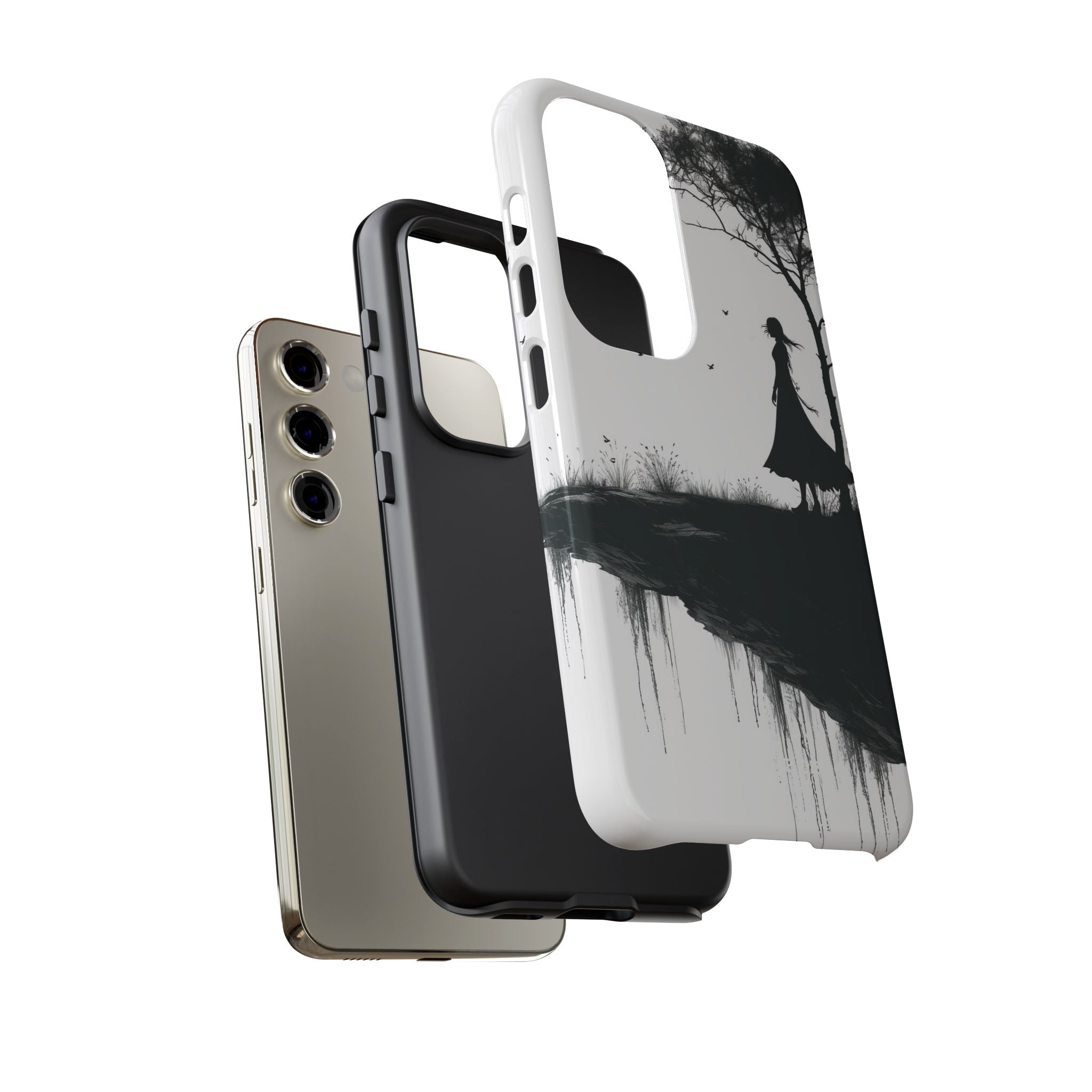 Cliffside Silhouette Samsung S23 Case - Tough