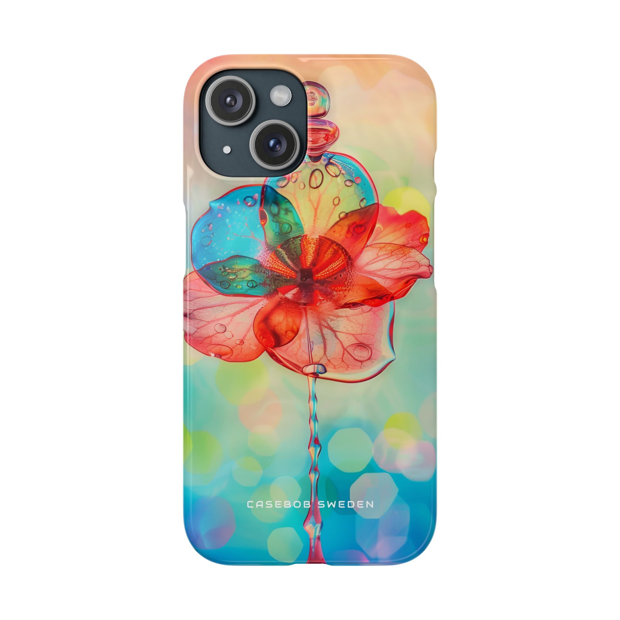 Ethereal Glass Flower iPhone 15 - Slim Phone Case