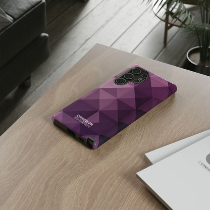 Purple Geometric Mosaic  Samsung S22 - Tough
