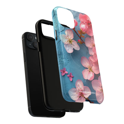 Blossom Serenity Case - Tough + MagSafe® iPhone 15 Phone Case