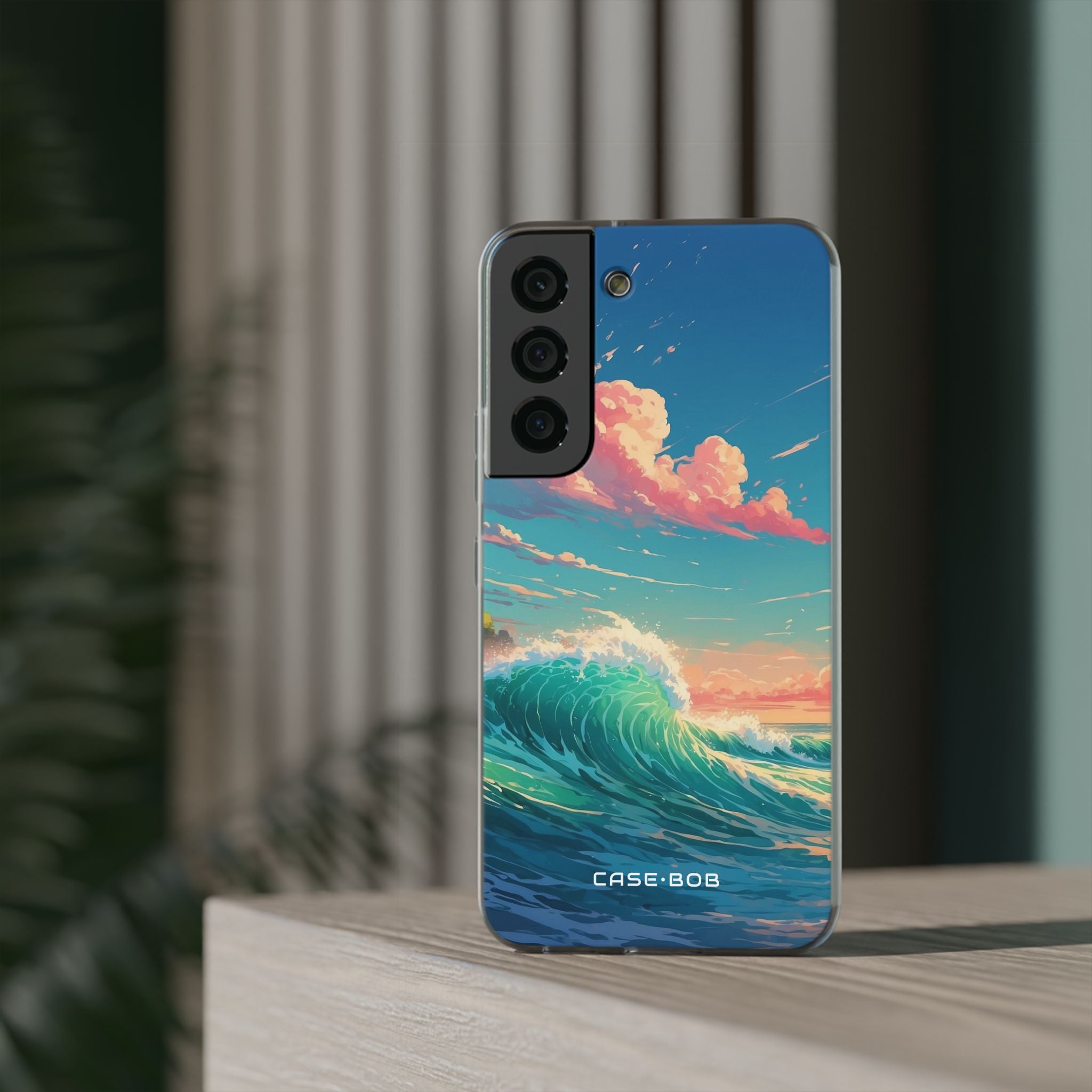 Turquoise Curl Samsung S22 - Soft