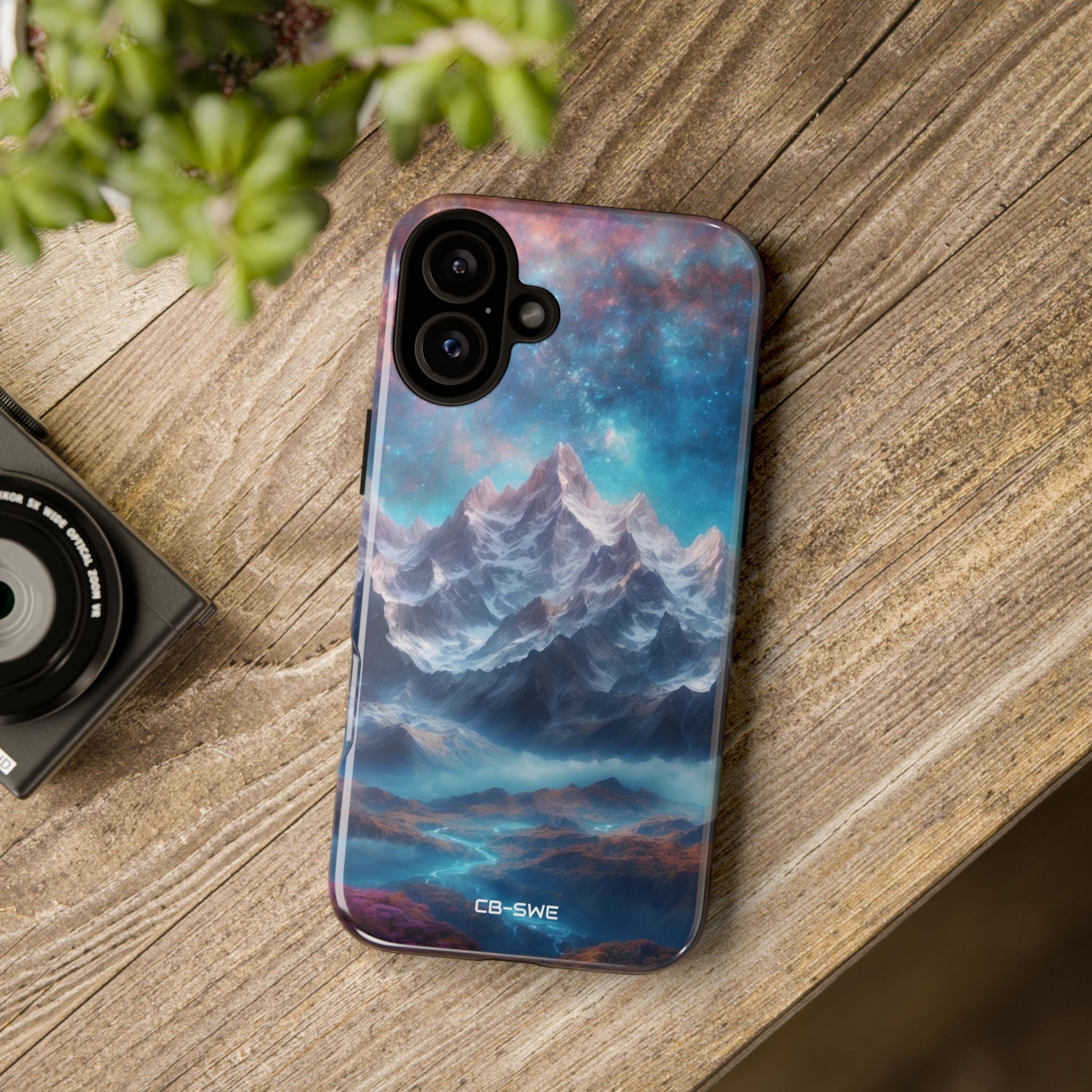Celestial Mountains Rise - iPhone Case