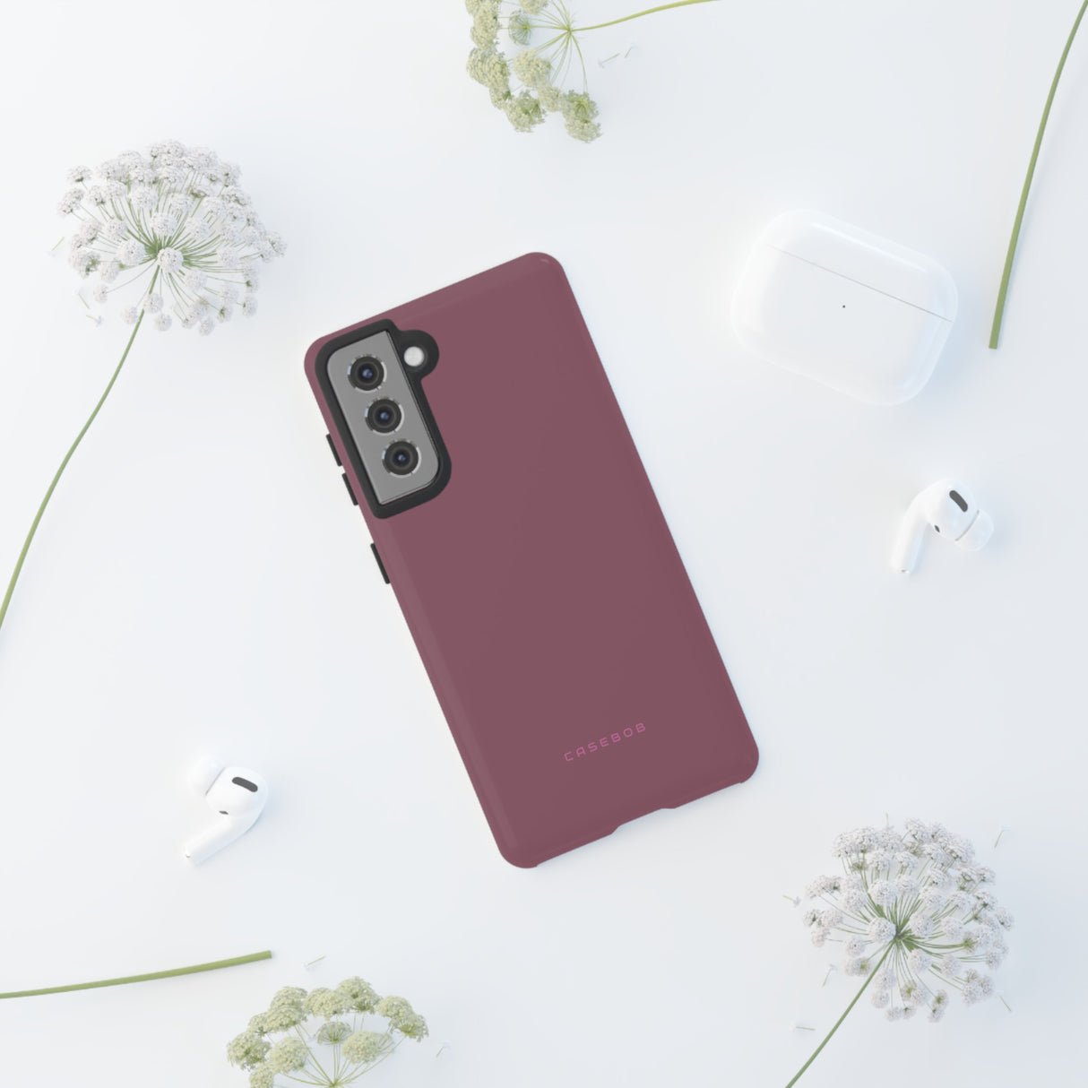 Mauve Taupe - Protective Phone Case