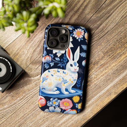 Floral Rabbit Dances - iPhone Case