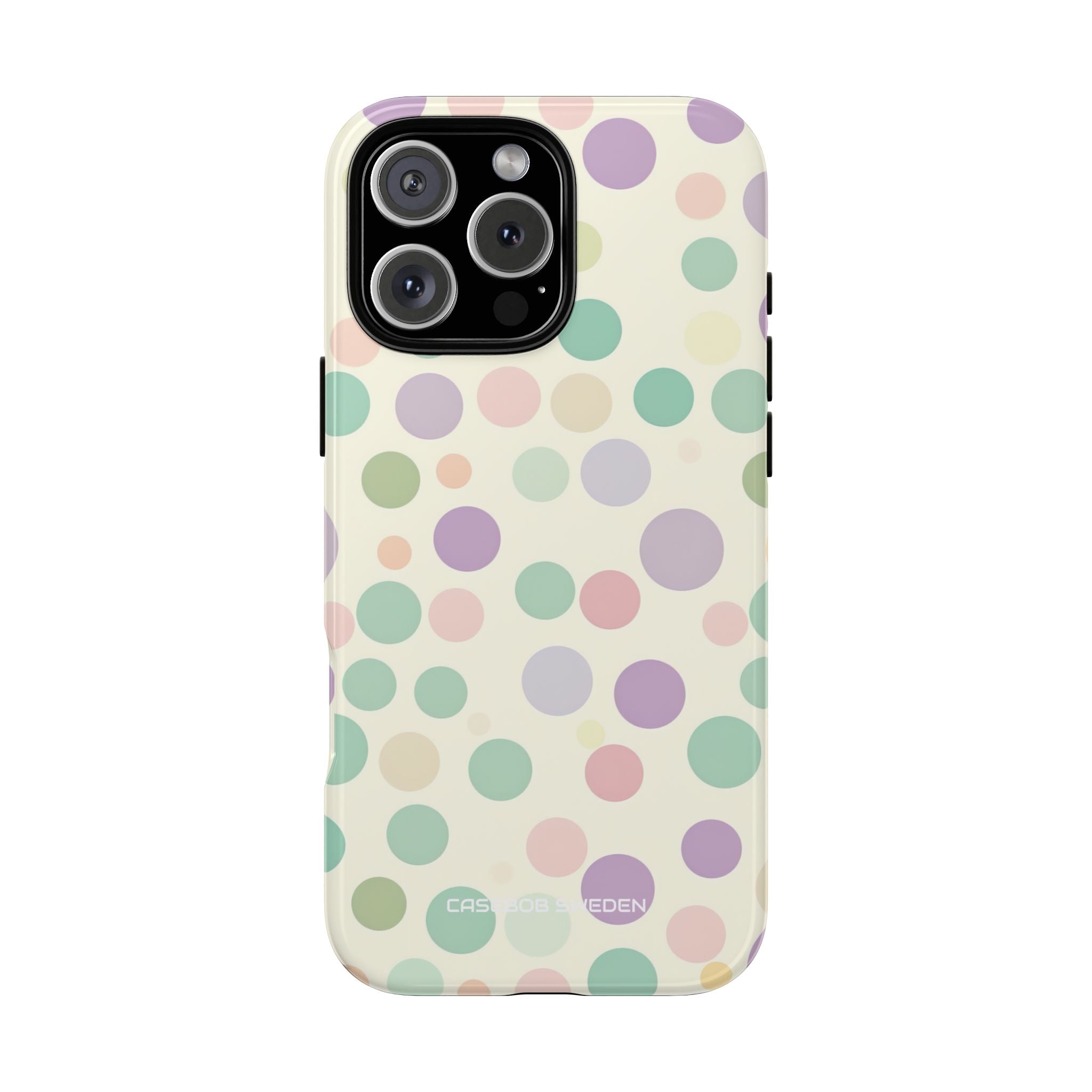 Playful Pastel Polka Dots - Tough iPhone 16 Phone Case