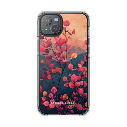 Vibrant Floral Harmony iPhone 15 - Clear Impact Phone Case