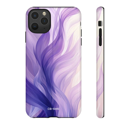 Flowing Purple Whispers - iPhone Case