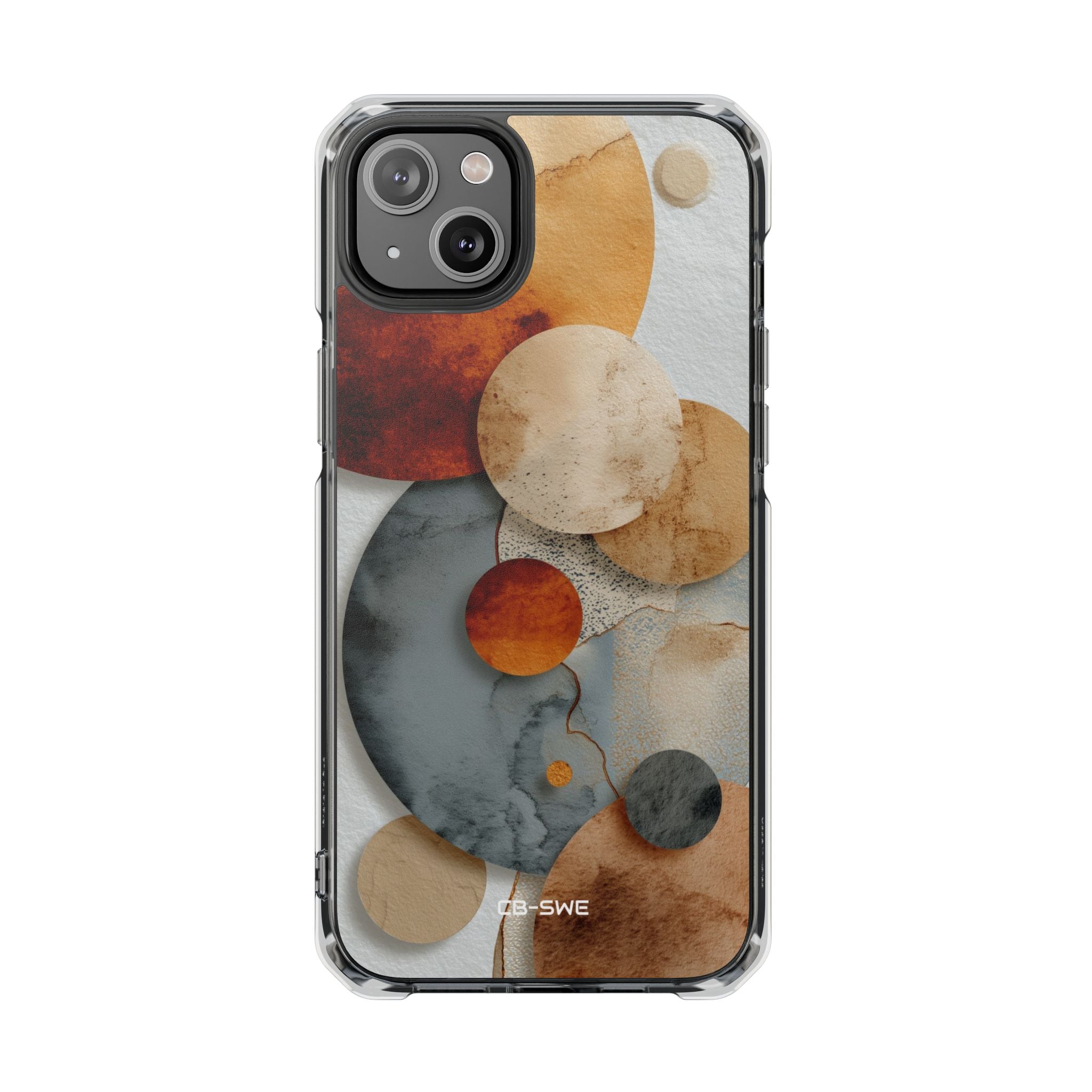 Circles Embrace Warmth iPhone Case - Impact