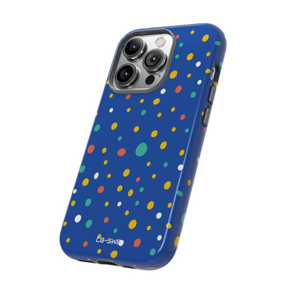 Colorful Dots Dance - iPhone Case