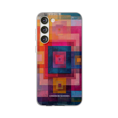 Vibrant Geometry - Flexi Samsung S23 Phone Case