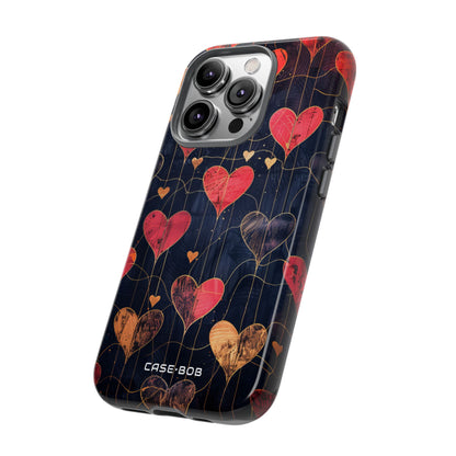 Golden Hearts Network iPhone 14 Pro Case - Tough