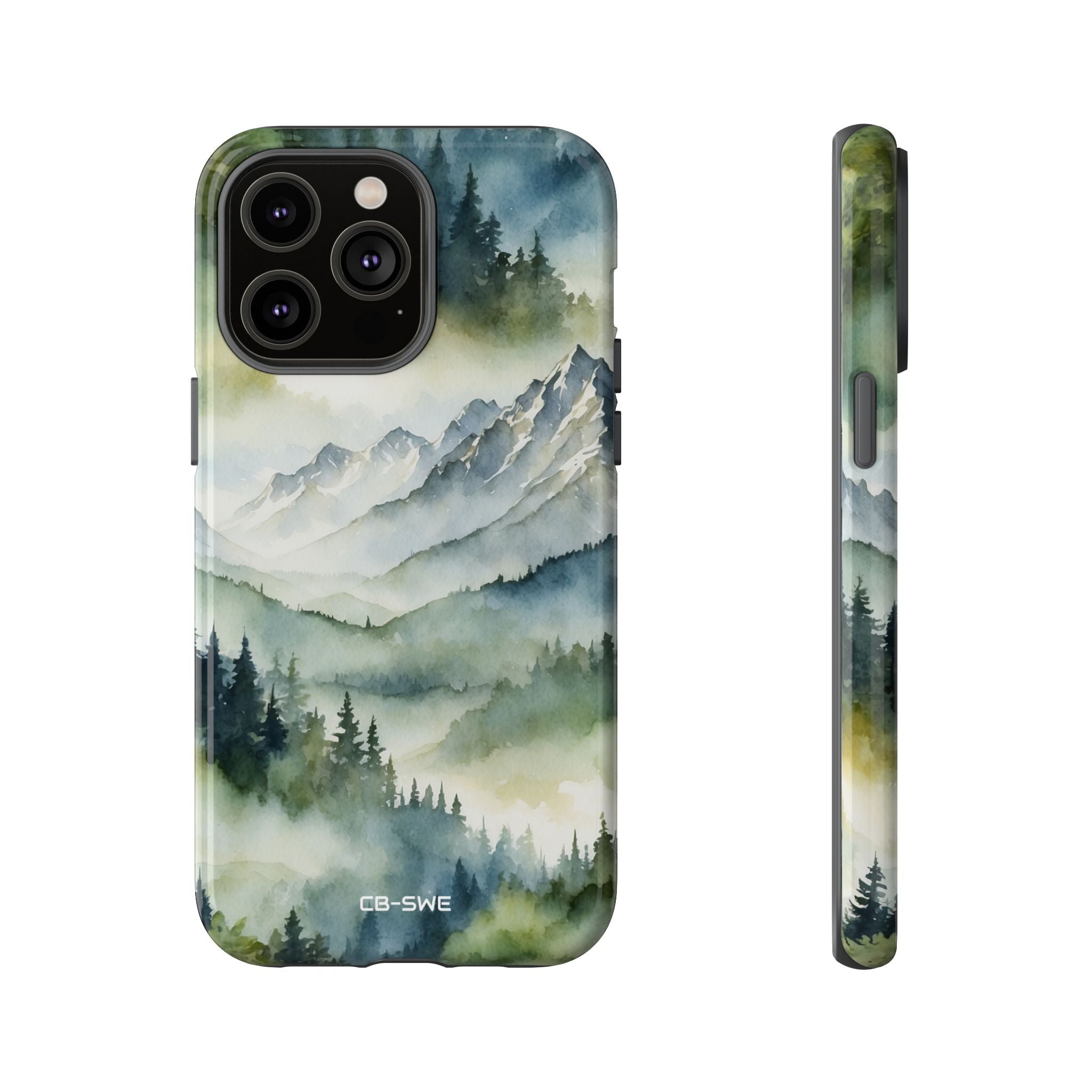 Misty Peaks Emerge - iPhone Case