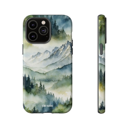 Misty Peaks Emerge - iPhone Case