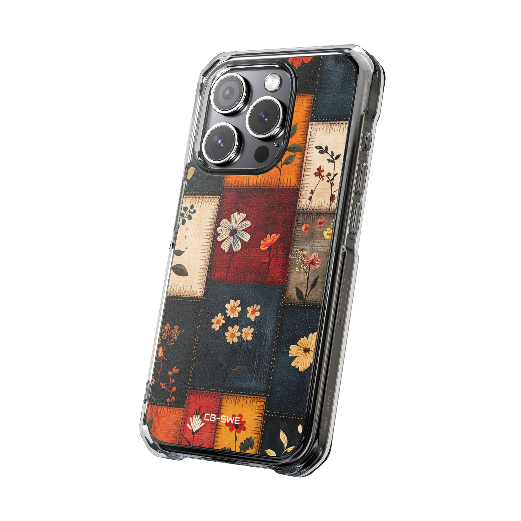 Floral Patches Bloom iPhone Case - Impact