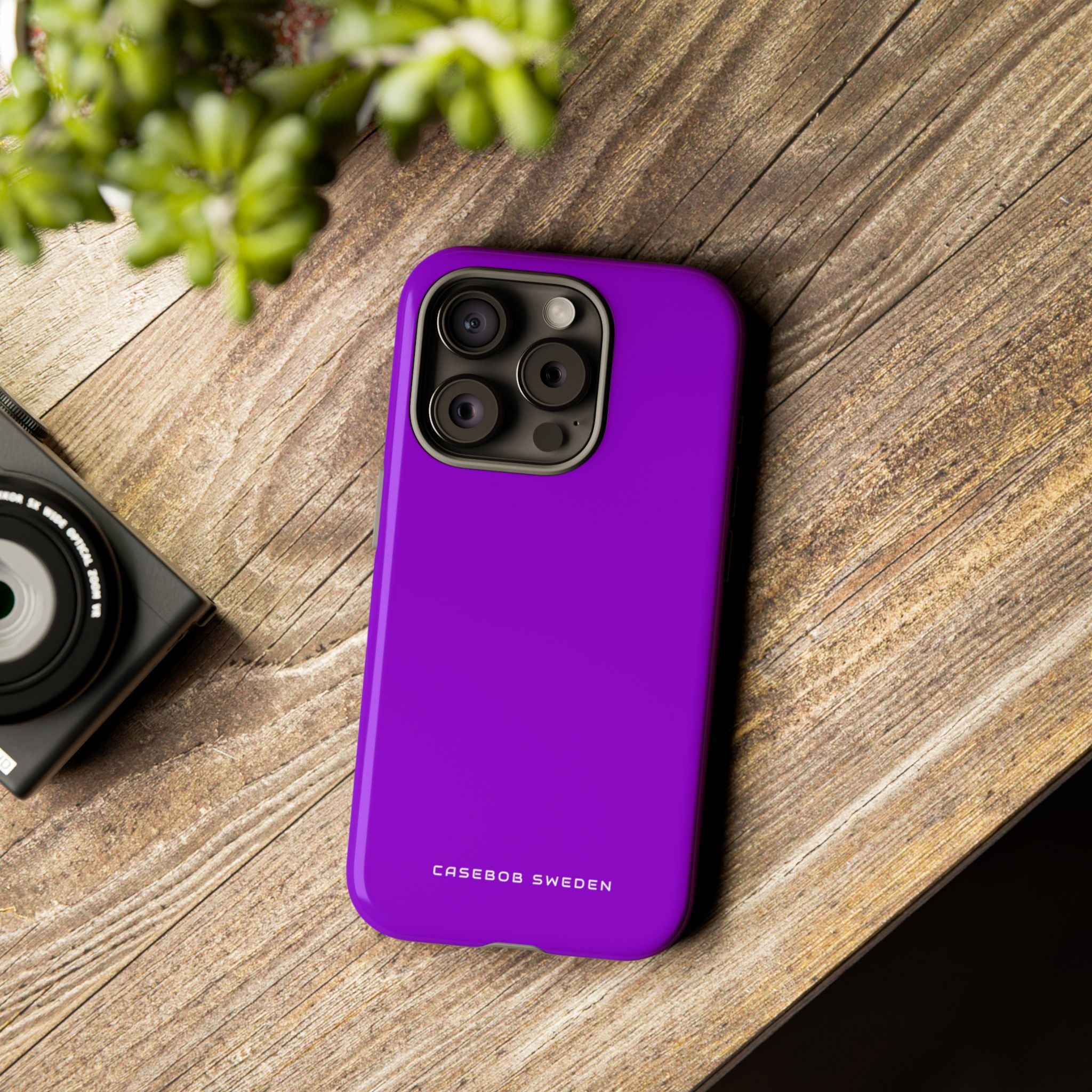 Dark Violet iPhone 15 - Tough Phone Case