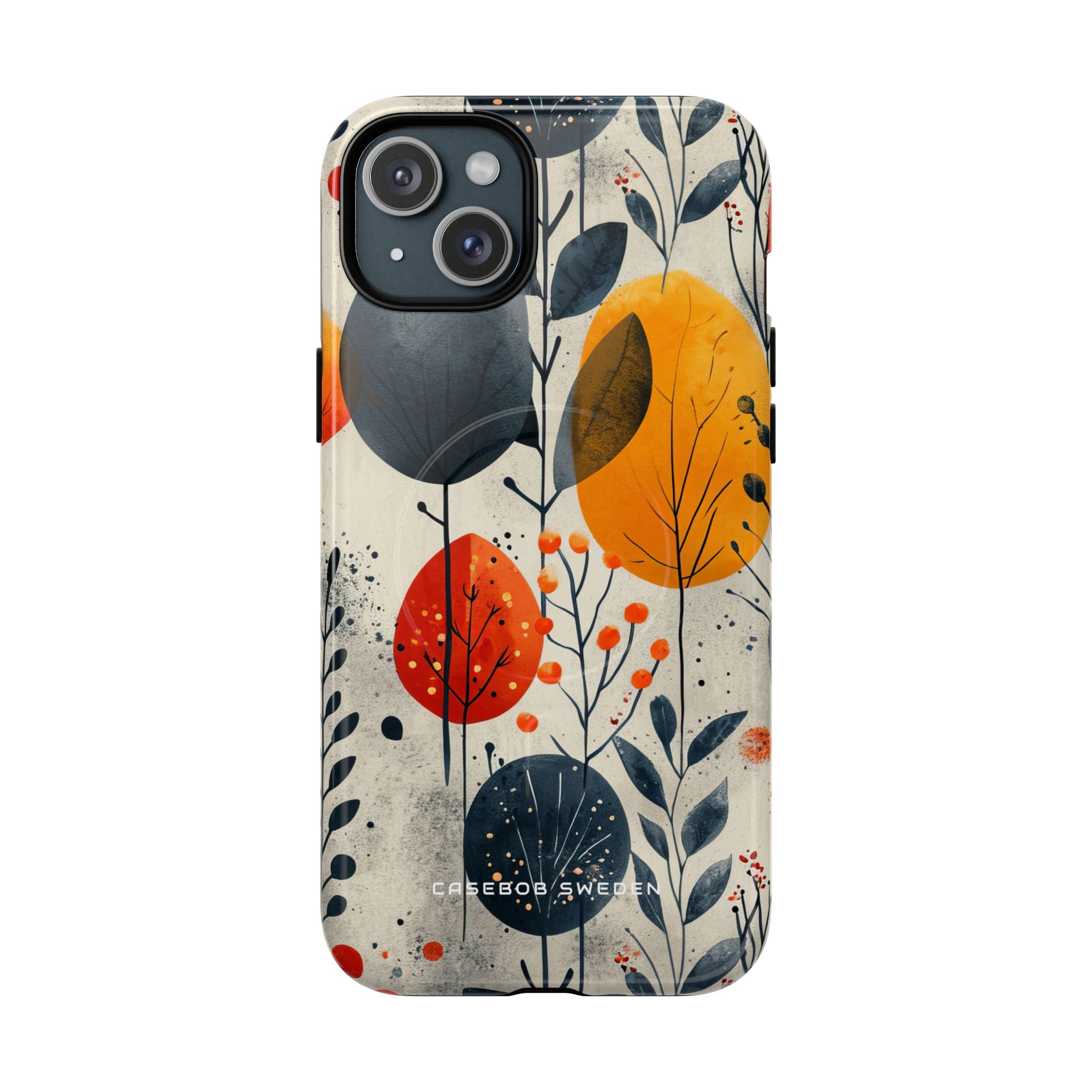 Vibrant Leaf Harmony iPhone 15 | Tough+ Phone Case