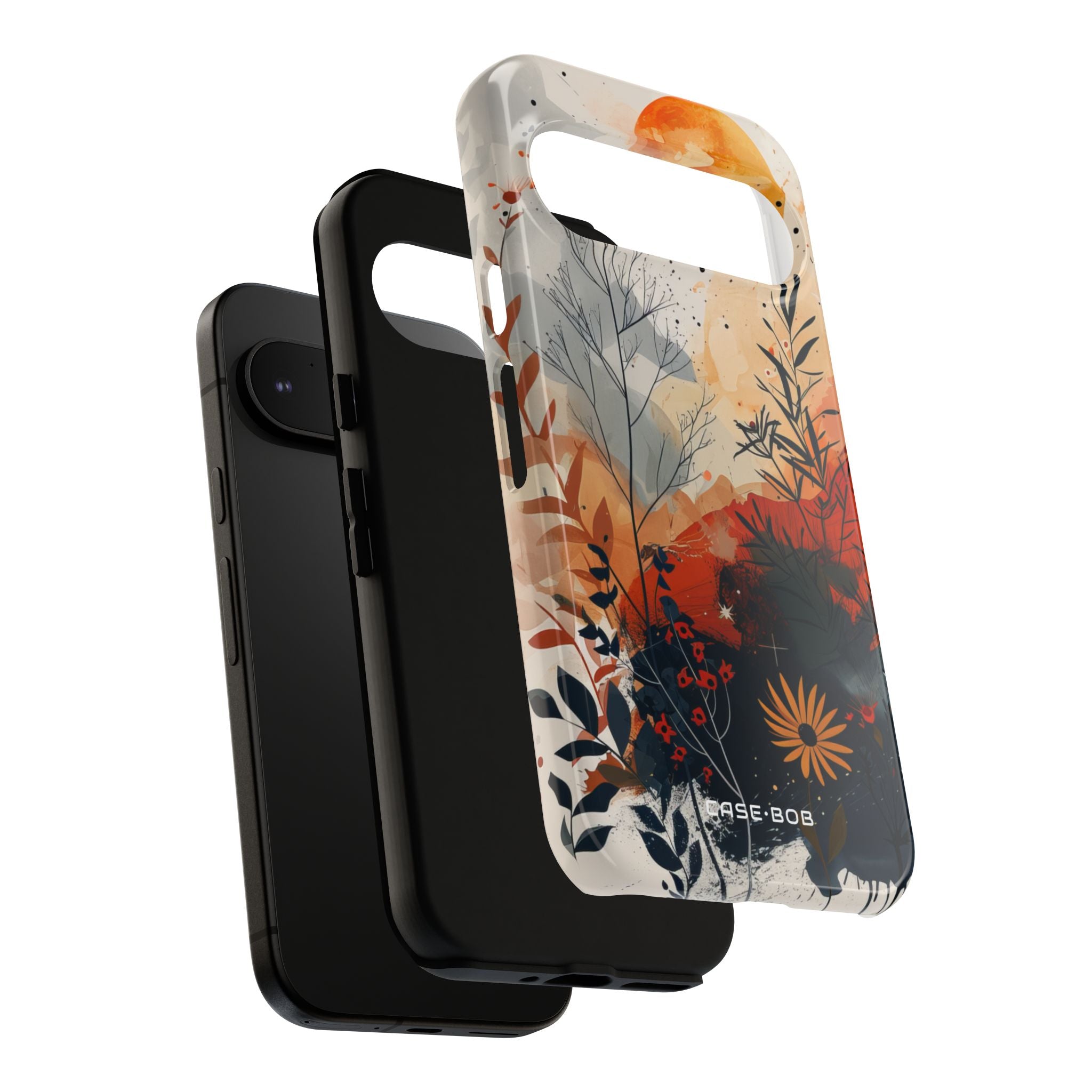 Orange Solstice Google Pixel 9 Case - Tough