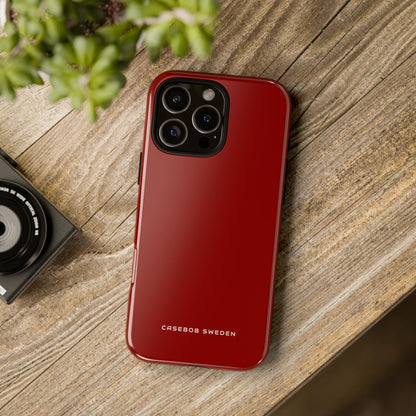 Dark Red iPhone 16 - Tough Phone Case