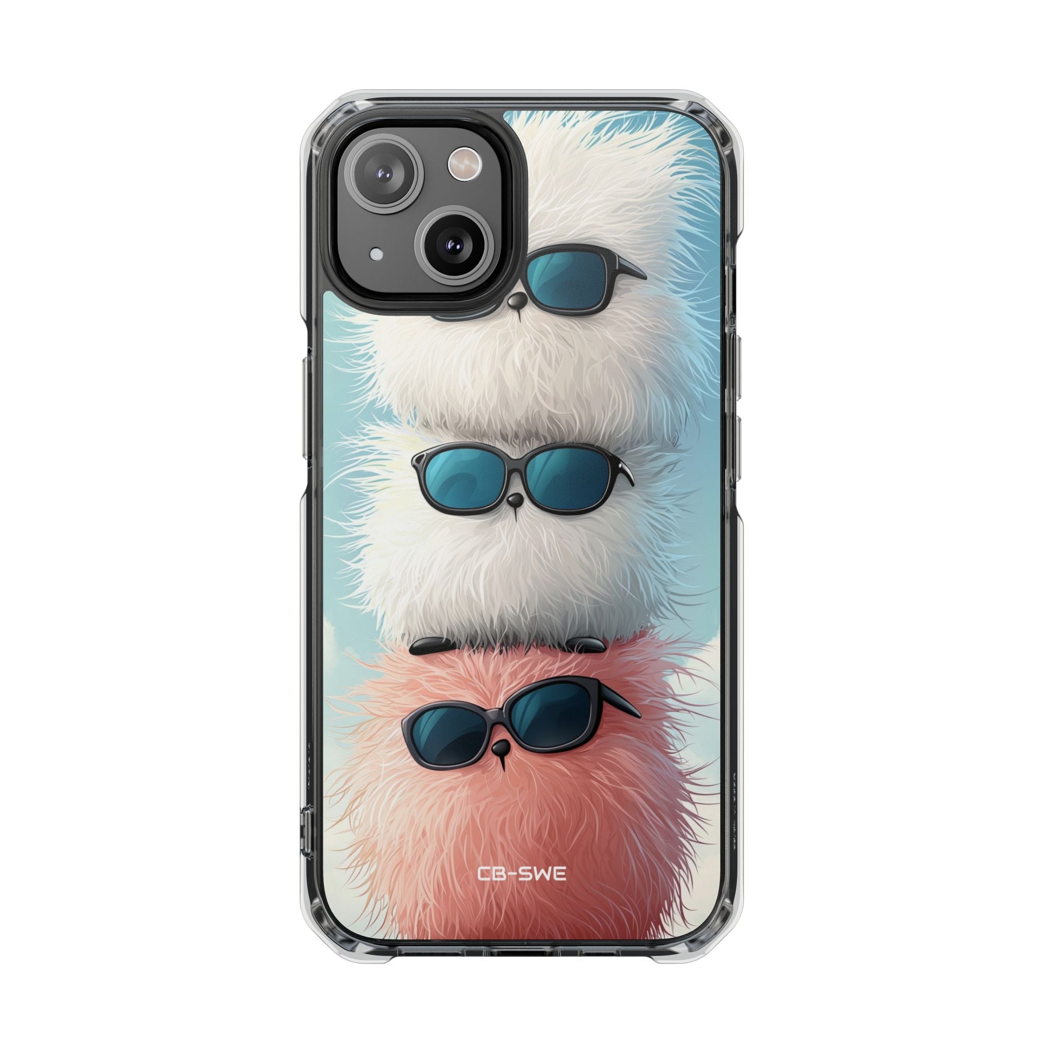Fluffy Creatures Stack iPhone Case - Impact