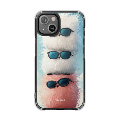 Fluffy Creatures Stack iPhone Case - Impact