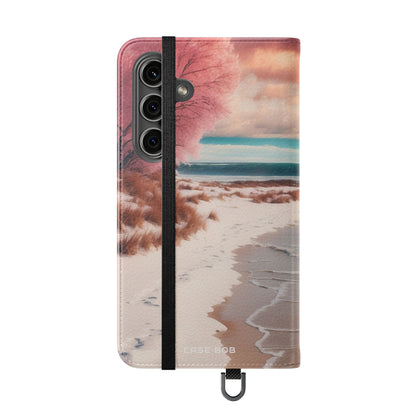 Pink Breeze Tree - Samsung S24 Case - Wallet