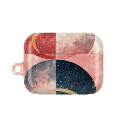 Golden Crescents Crimson - AirPods Case