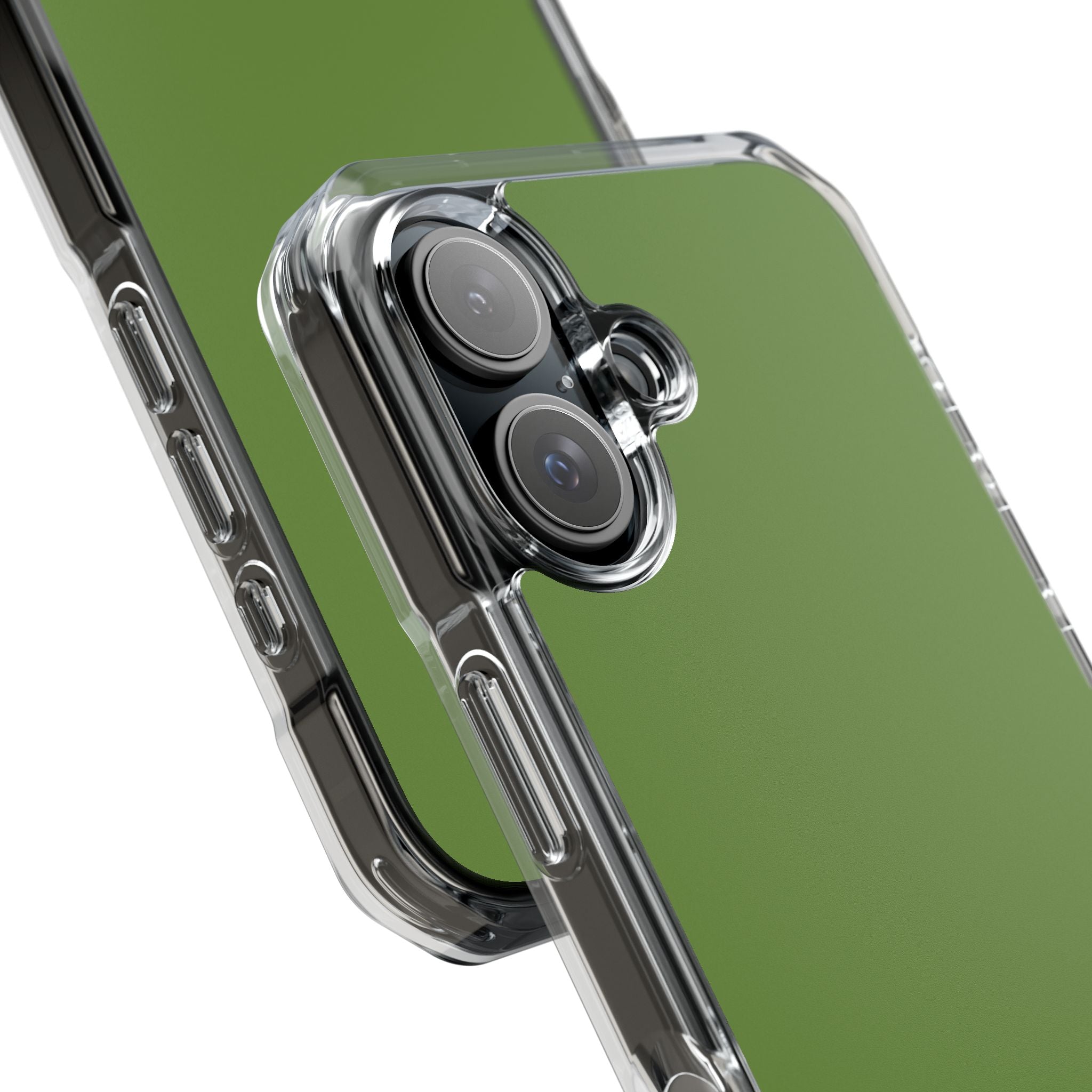 Olive Drab iPhone 16 - Clear Impact Phone Case