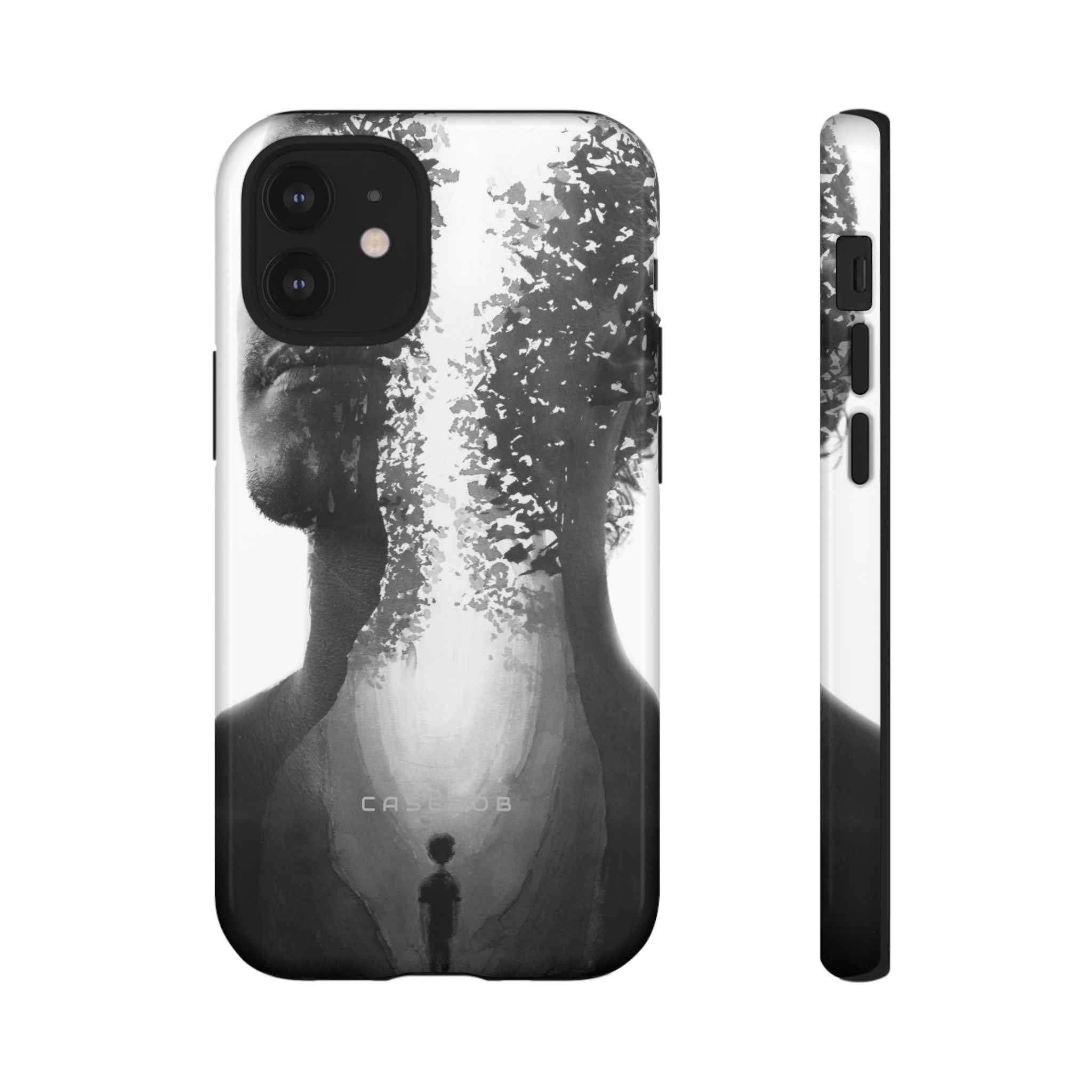 Line Art Love - Protective Phone Case