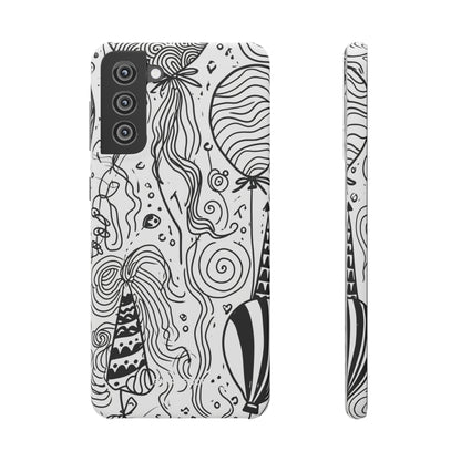 Whimsical Festivity | Slim Phone Case for Samsung