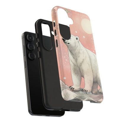 Polar Bear Dream Samsung S25 Case - Tough