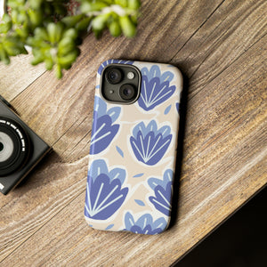 Light Blue Happy Flower - Protective Phone Case