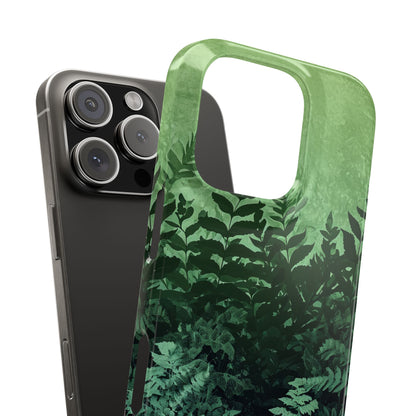 Gradient Fernscape Lush iPhone 16 - Slim Phone Case