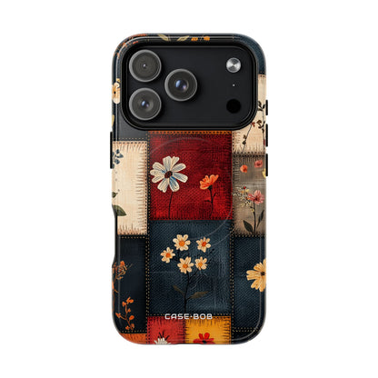 Patchwork Blooms iPhone 17 Pro Case - Tough+