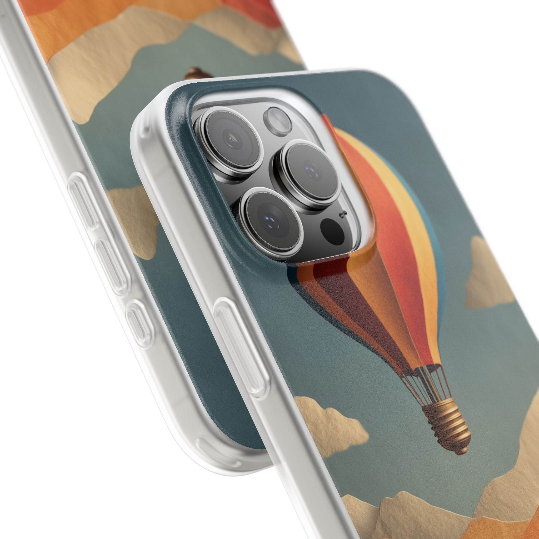 Lightbulb Balloon iPhone 16 Pro Max Case - Soft